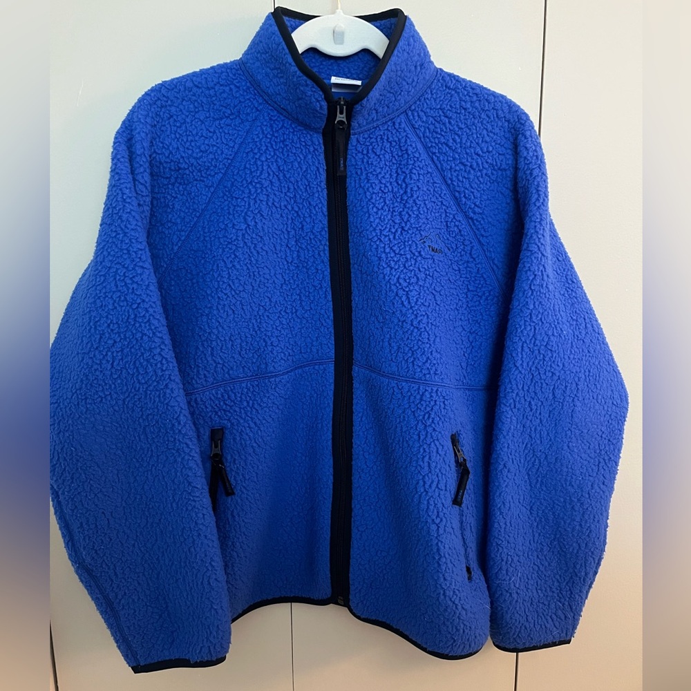 TNA polar fleece mock neck zip up
